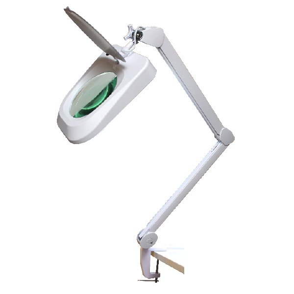 Lupa con Lampara LED de 5 aumentos con luz fría y brazo articulado Magni  WK-L004T